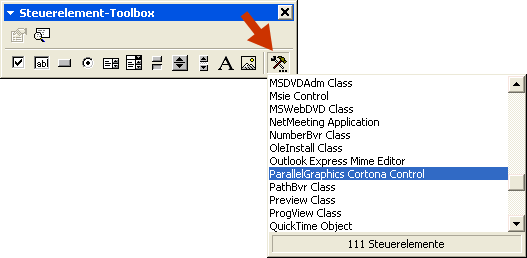 Steuerelement-Toolbox